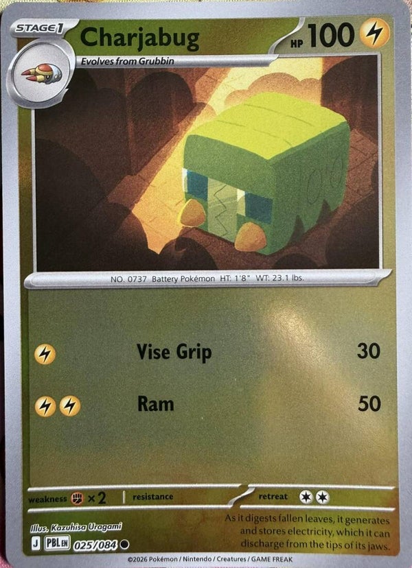 Chaarjabug 025/084 reverse holo Pitch Black