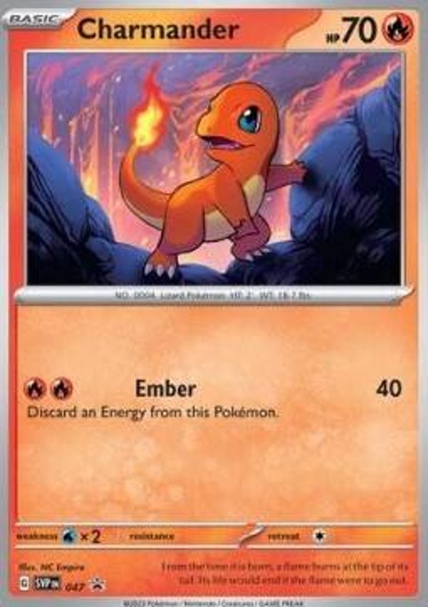 Charmander svp047 Black Star Promo,s