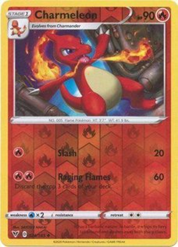 Charmeleon 024/185 reverse holo Vivid Voltage
