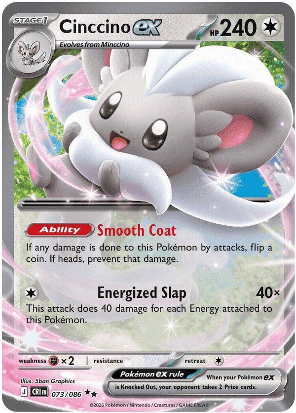 Cinccino EX 073/086 Chaos Rising