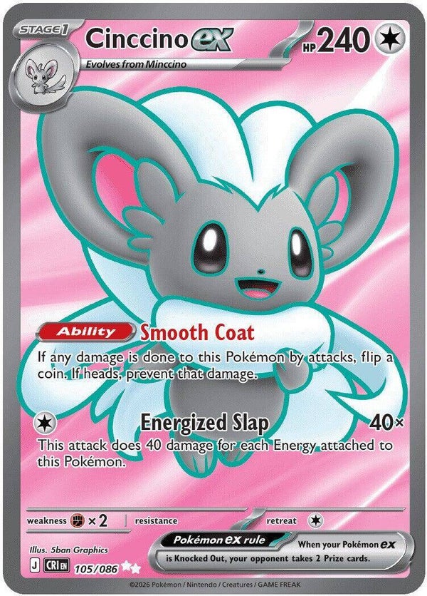 Cinccino EX 105/086 Chaos Rising