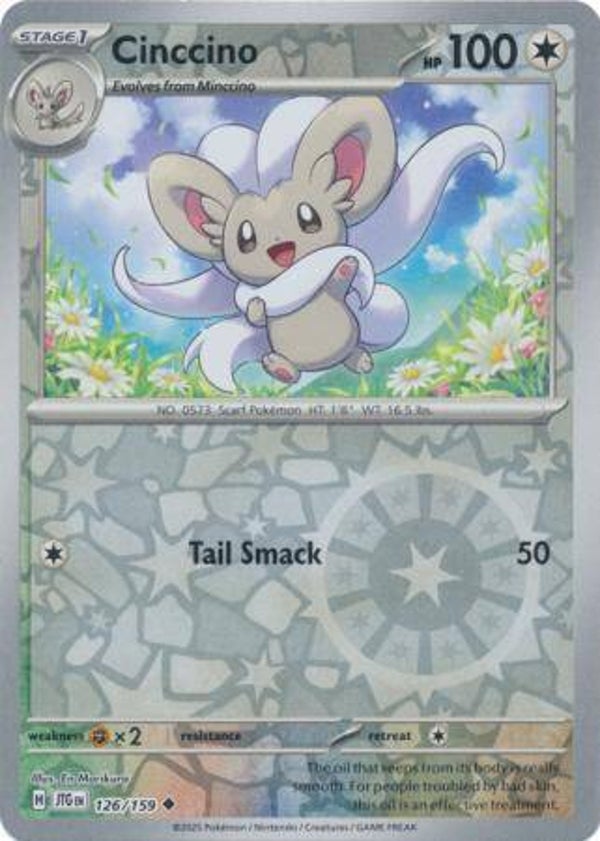 Cinccino 126/159 Reverse Holo Journey Together