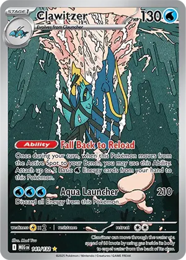Clawitzer 141/132 Mega Evolution