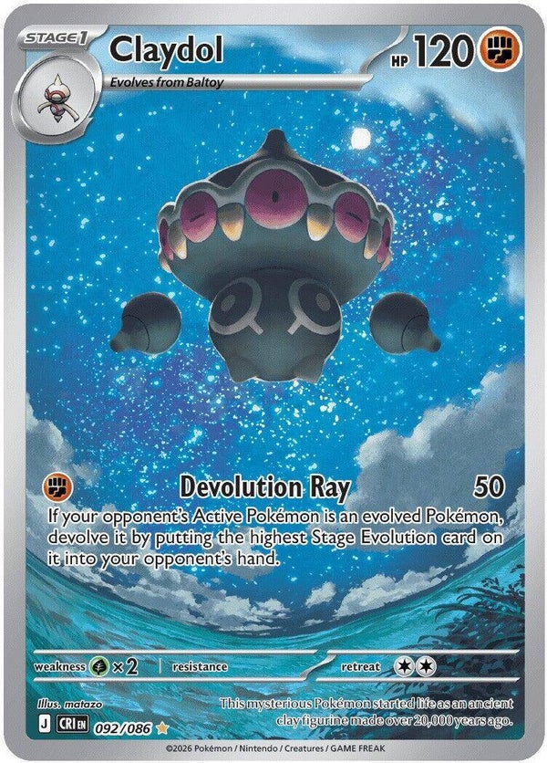 Claydol 092/086 Chaos Rising