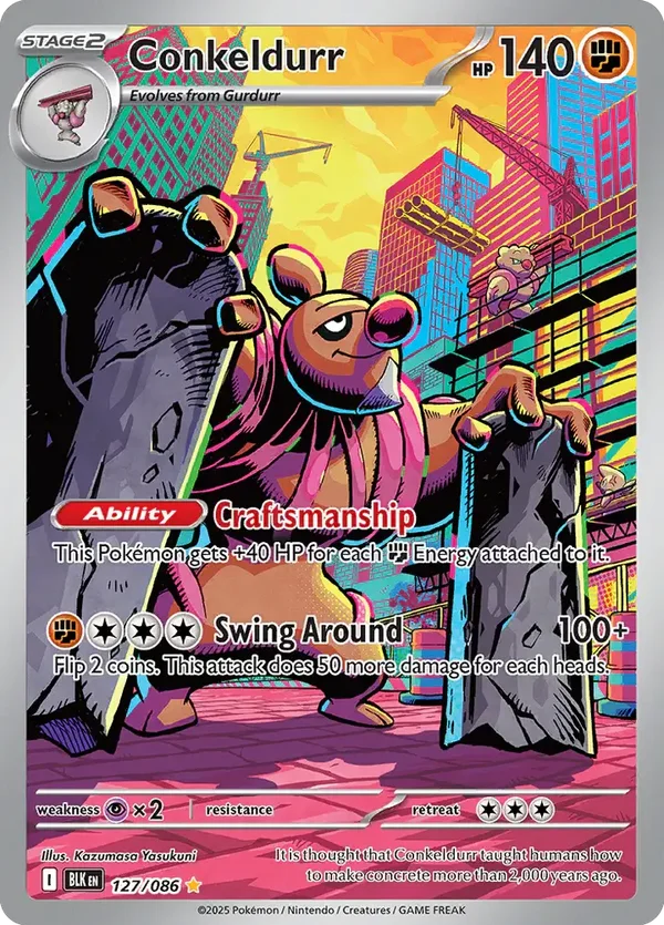 Conkeldurr 127/086 Black Bolt