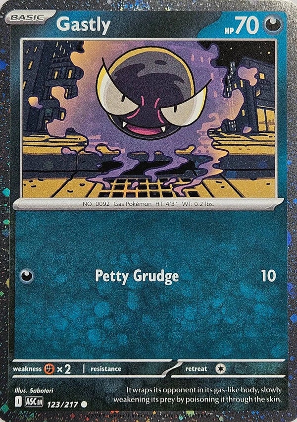 Gastly 123/217 Cosmos Holo Ascended Heroes
