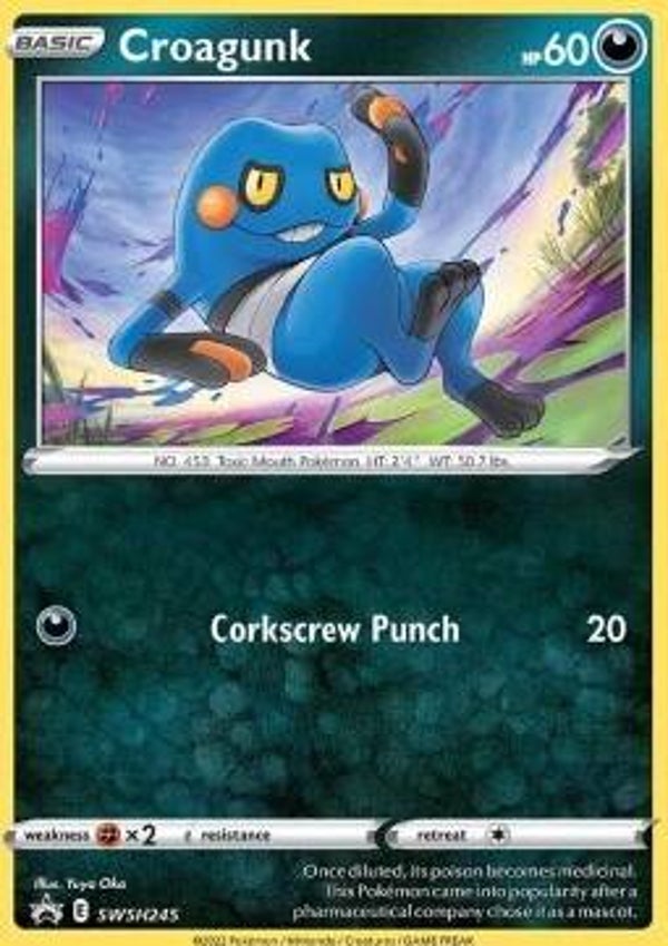 Croagunk swsh245 Sword&Shield Promos