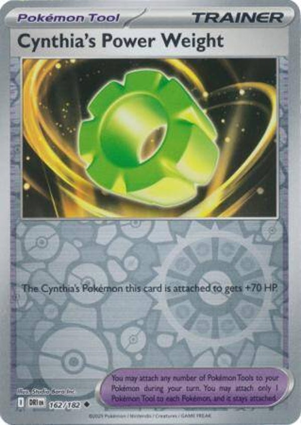 Cynthia's Power Weight 162/182 Reverse Holo Destined Rivals