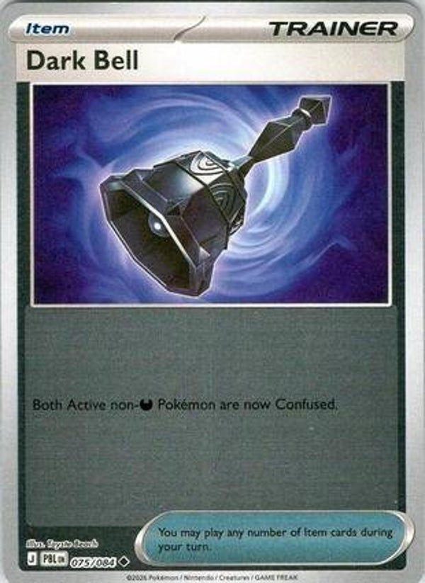 Dark Bell 075/084 reverse holo Pitch Black