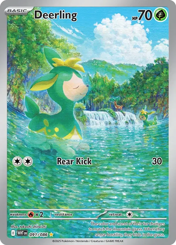Deerling 091/086 White Flare