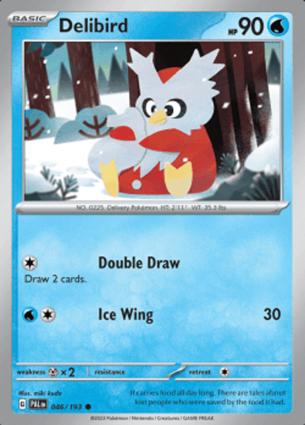 Delibird 046/193 reverse holo Paldea evolved