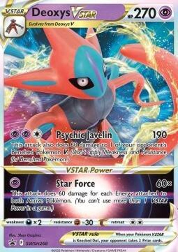 Deoxys Vstar swsh268 Sword&Shield Promos
