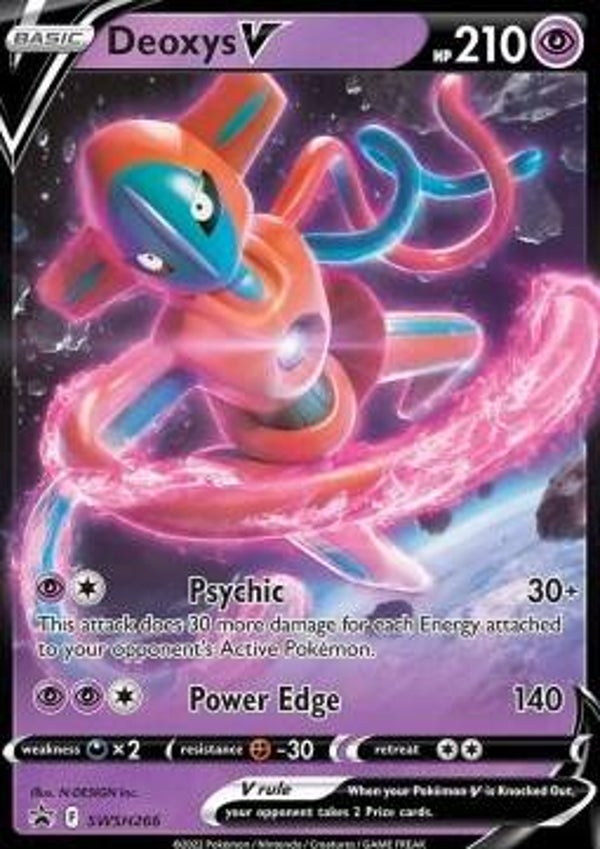 Deoxys V swsh266 Sword&Shield Promos