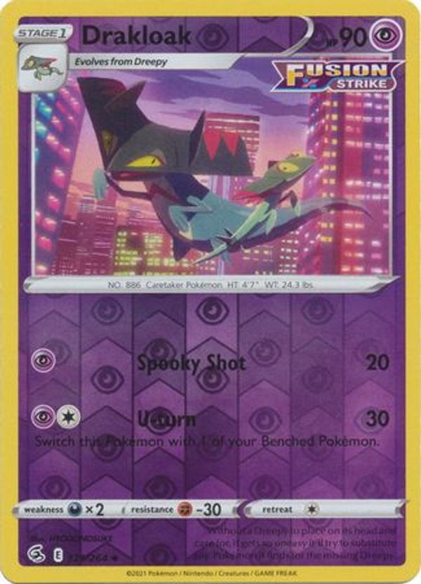 Drakloak 129/264 reverse holo (Fusion Strike)