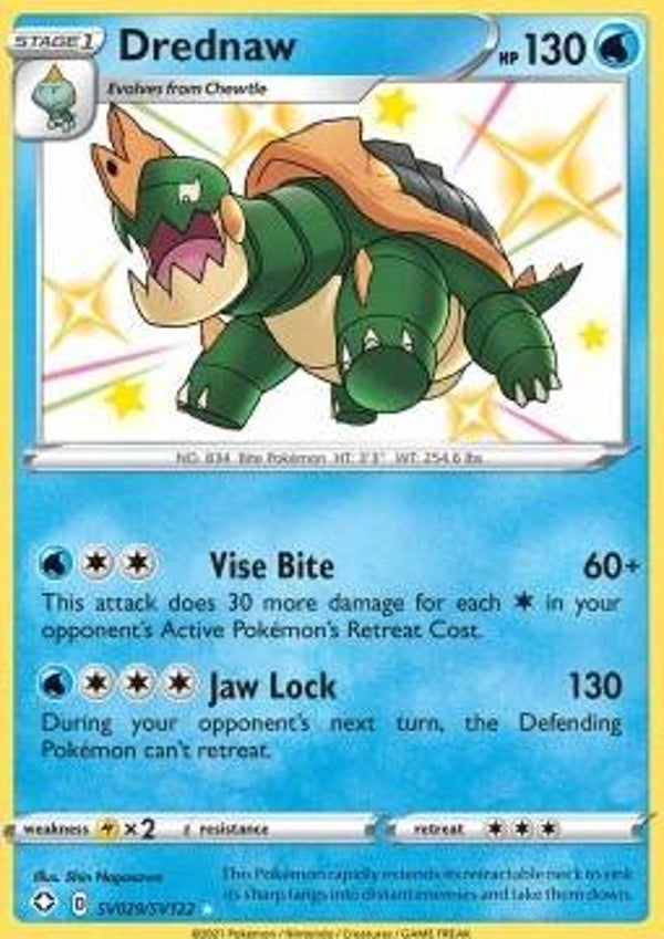Drednaw sv029/sv122 shining fates-baby shiny