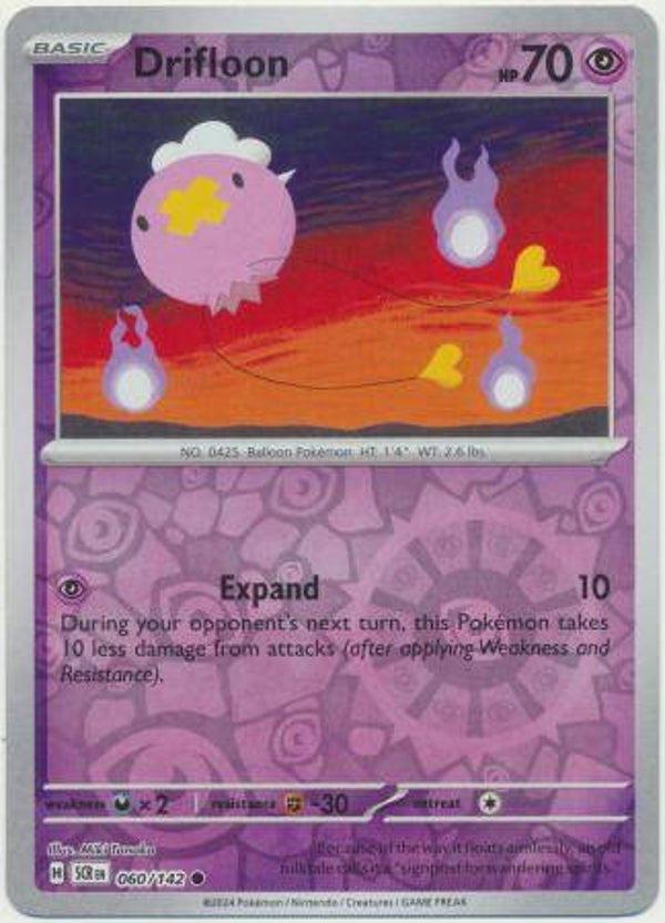 Drifloon 060/142 Reverse Holo Stellar Crown