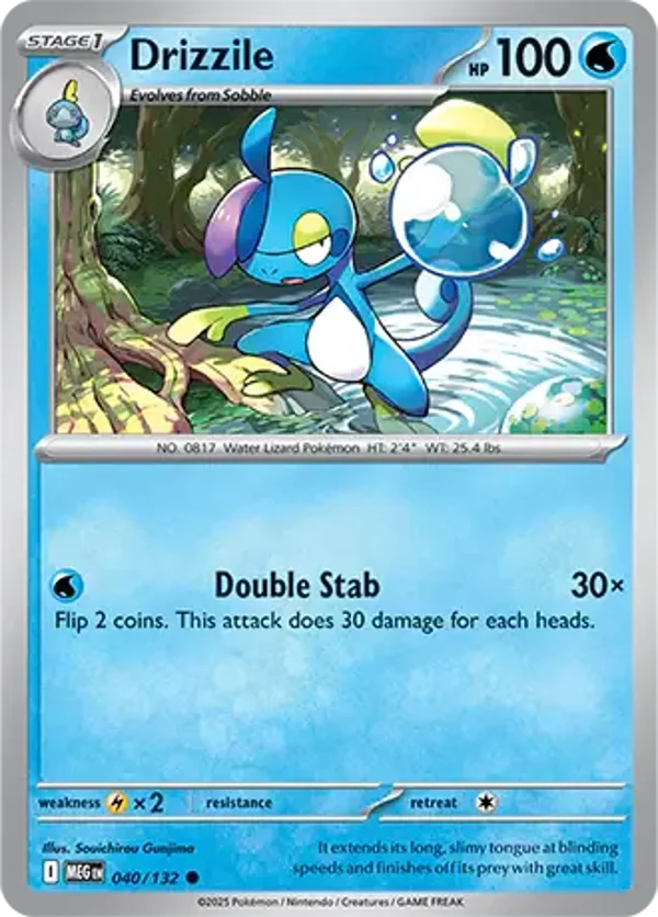 Drizzile 040/132 Reverse Holo Mega Evolution