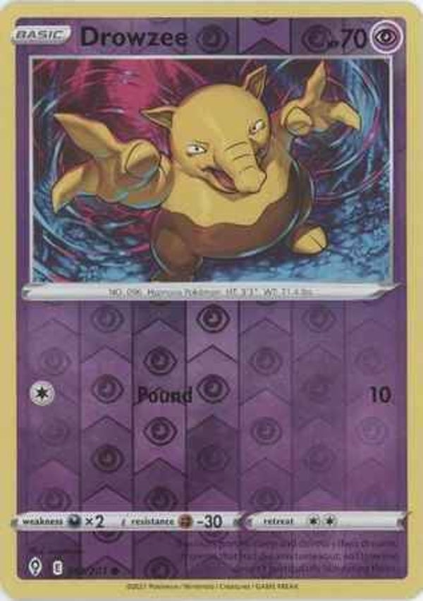 drowzee 061/203 reverse holo evolving skies