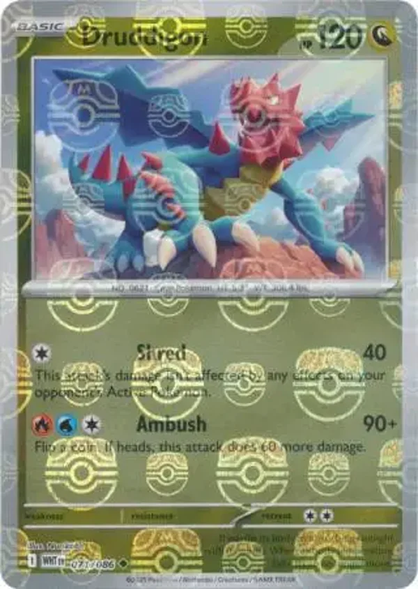 Druddigon 071/086 White Flare