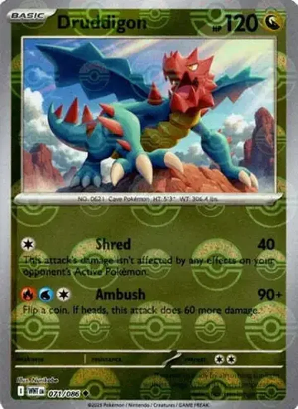 Druddigon 071/086 White Flare