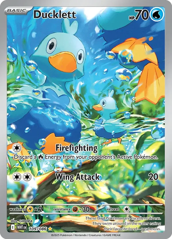 Ducklett 109/086 White Flare