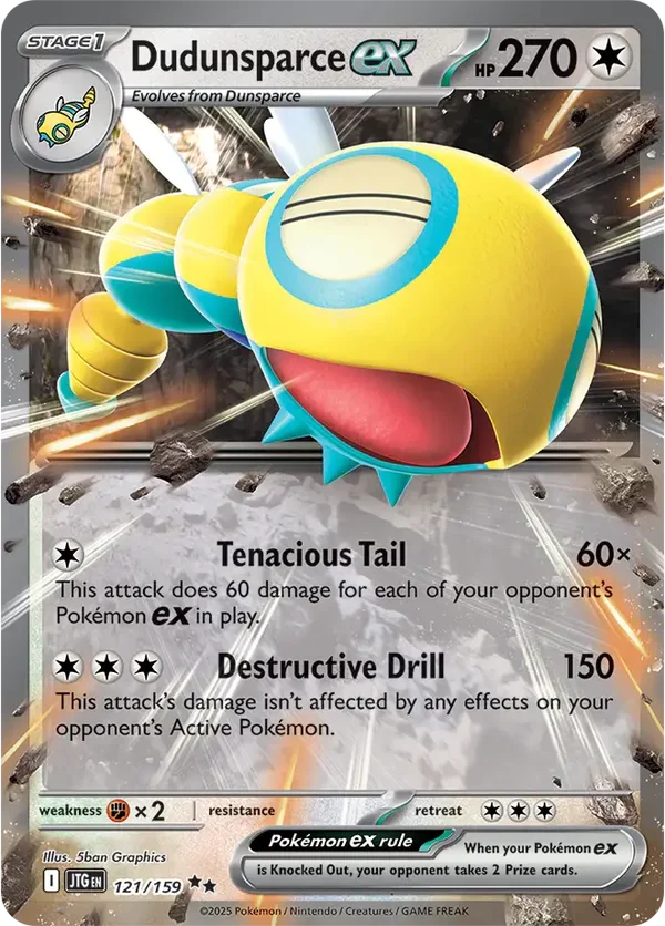 Dudunsparce EX 121/159 Journey Together