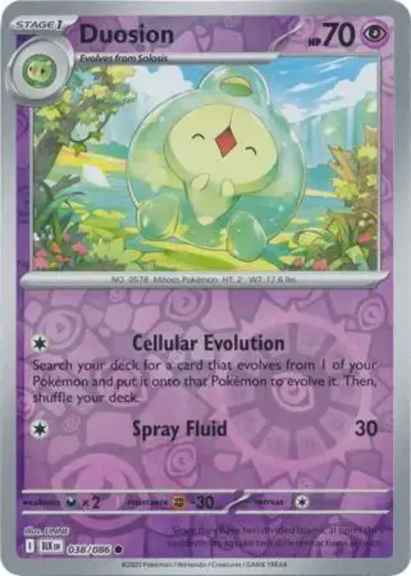 Duosion 038/086 Reverse Holo Black Bolt