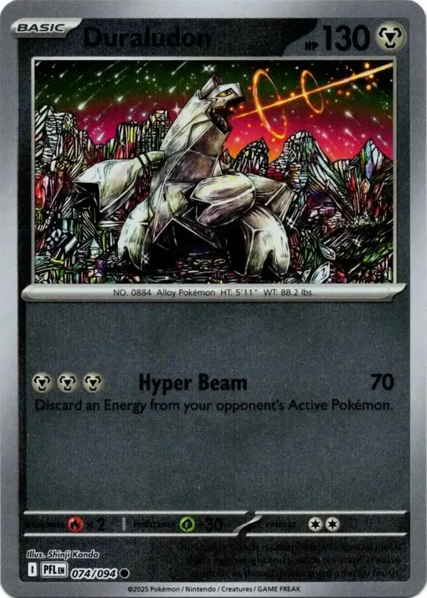 Duraludon 074/094 Reverse Holo Phantasmal Flames