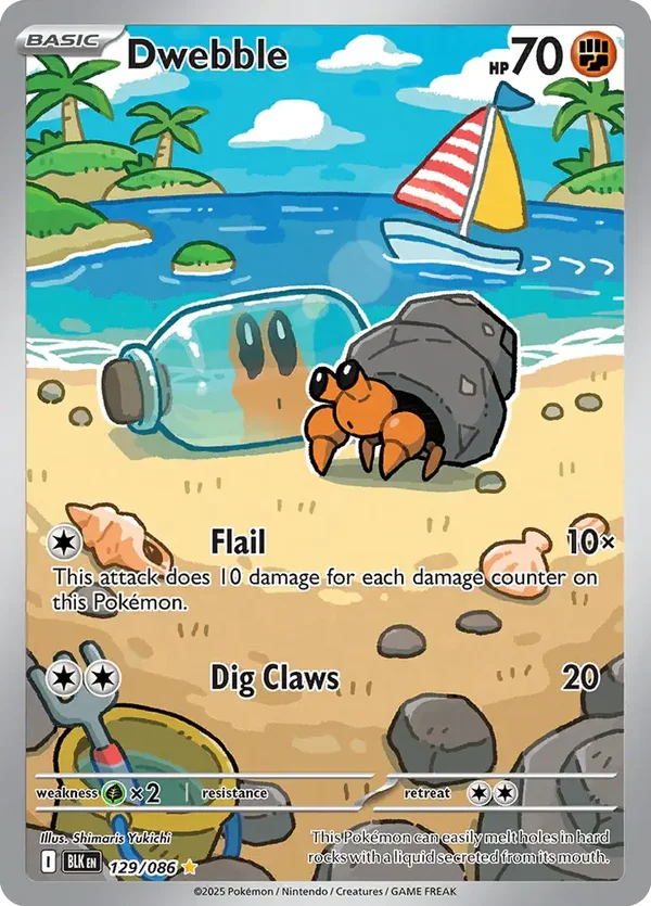 Dwebble 129/086 Black Bolt