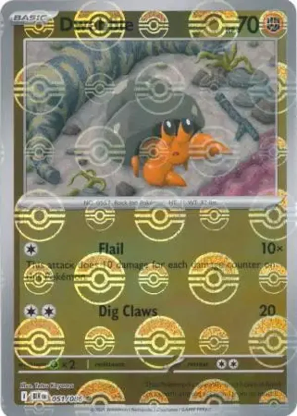 Dwebble 051/086 Black Bolt