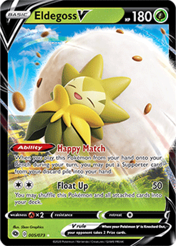 Eldegoss V 005/073 Champion's Patch