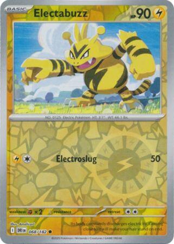 Electabuzz 068/182 Reverse Holo Destined Rivals