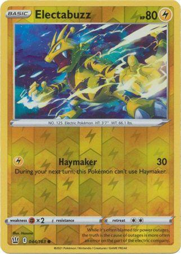 Electabuzz 044/163 reverse holo Battle Styles