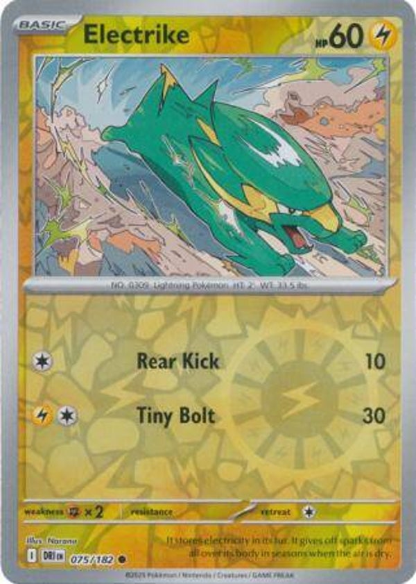 Electrike 075/182 Reverse Holo Destined Rivals