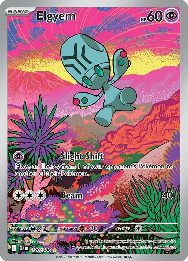 Elgyem 120/086 Black Bolt