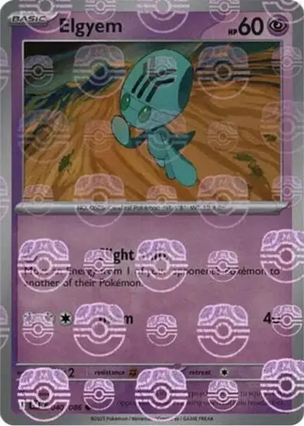 Elgyem 040/086 Black Bolt