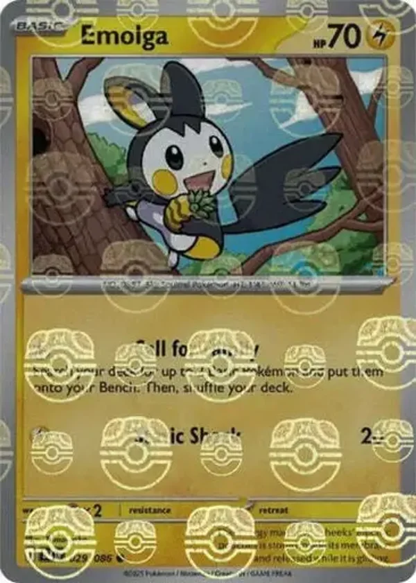 Emolga 029/086 Black Bolt