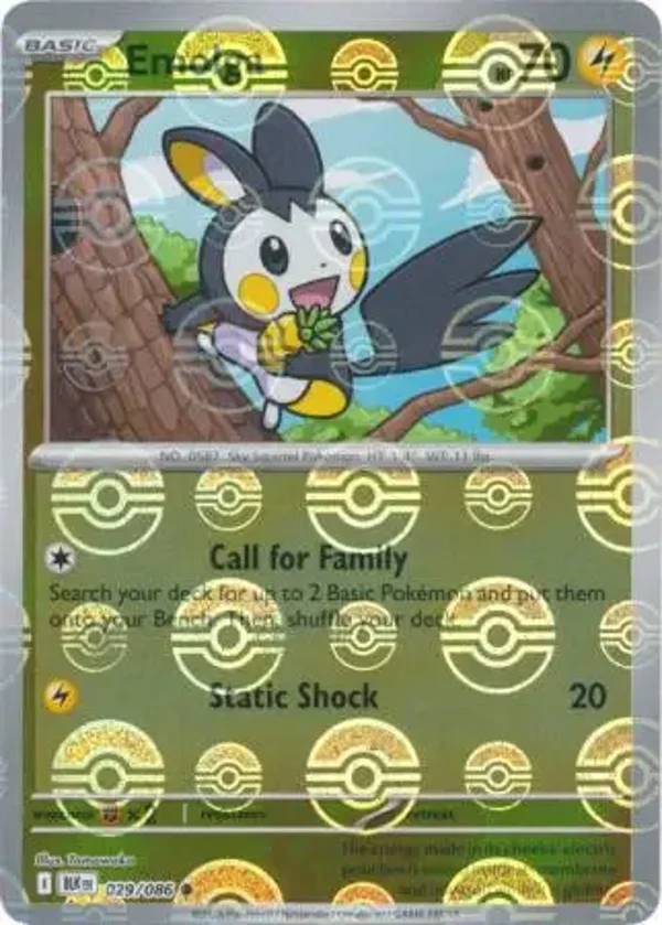Emolga 029/086 Black Bolt