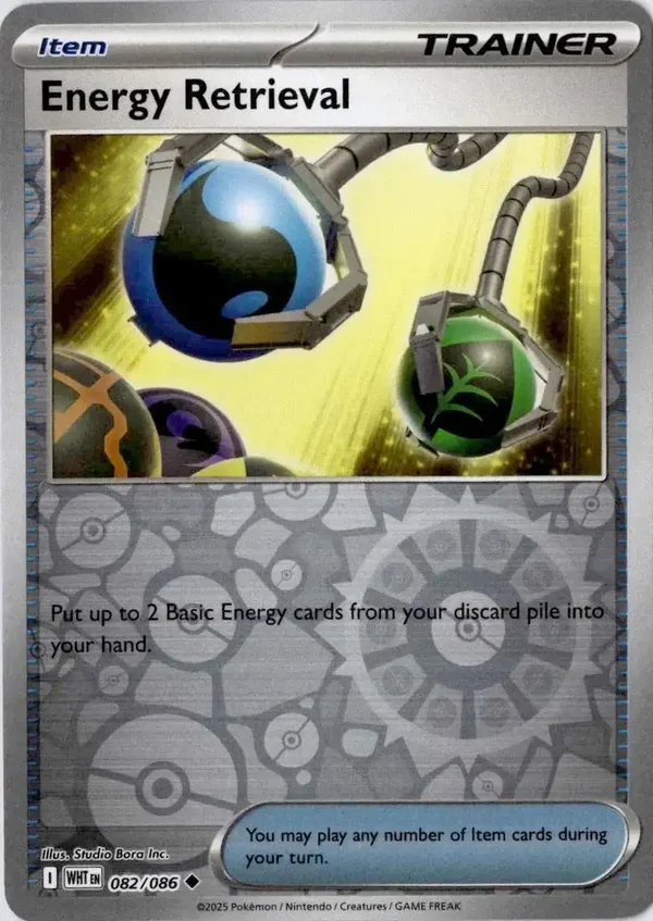 Energy Retrieval 082/086 Reverse Holo White Flare