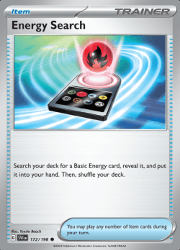 Energy Search 172/198 reverse holo Scarlet en Violet