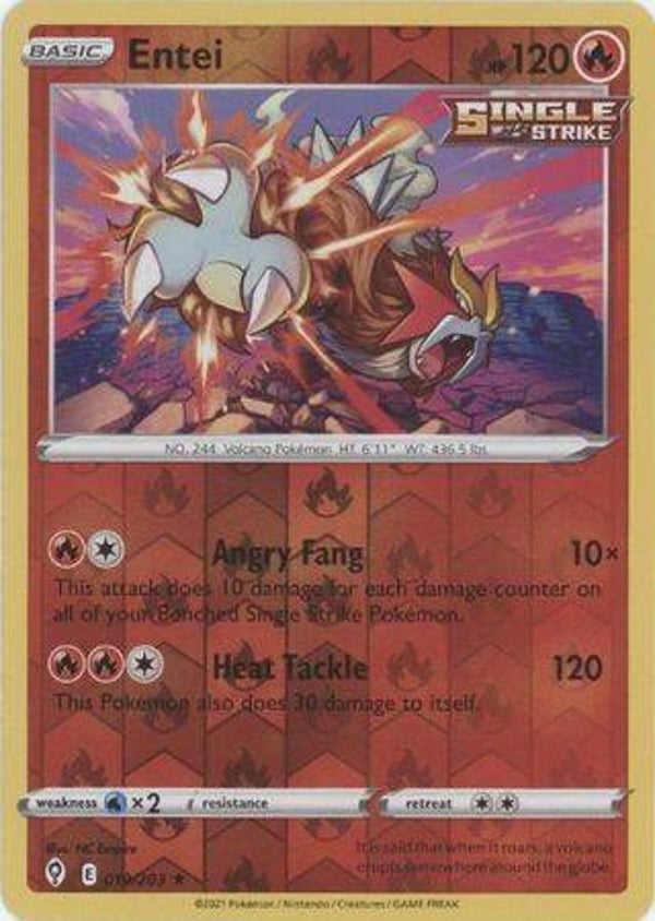 Entei 019/203 reverse holo (Evolving Skies)