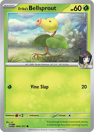 Erika's Bellsprout 004/217 Ascended Heroes