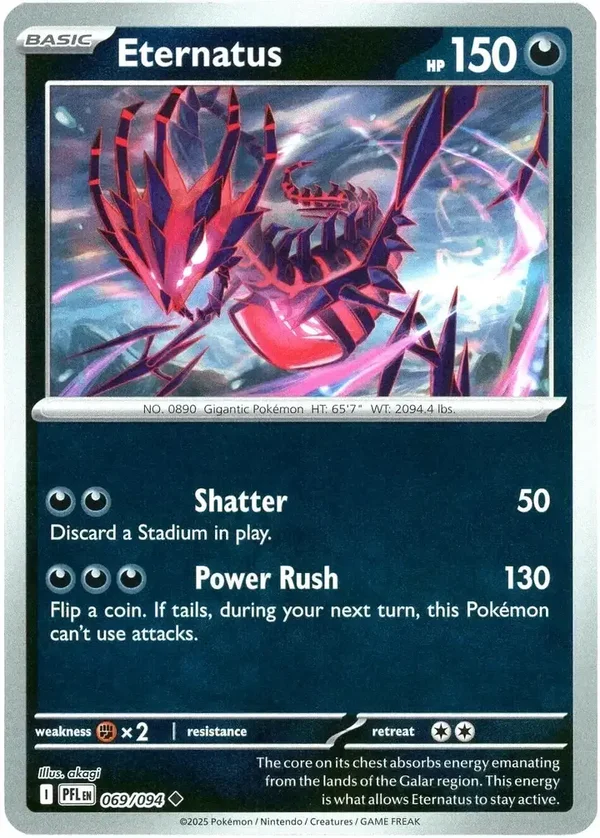 Eternatus 069/094 Reverse Holo Phantasmal Flames