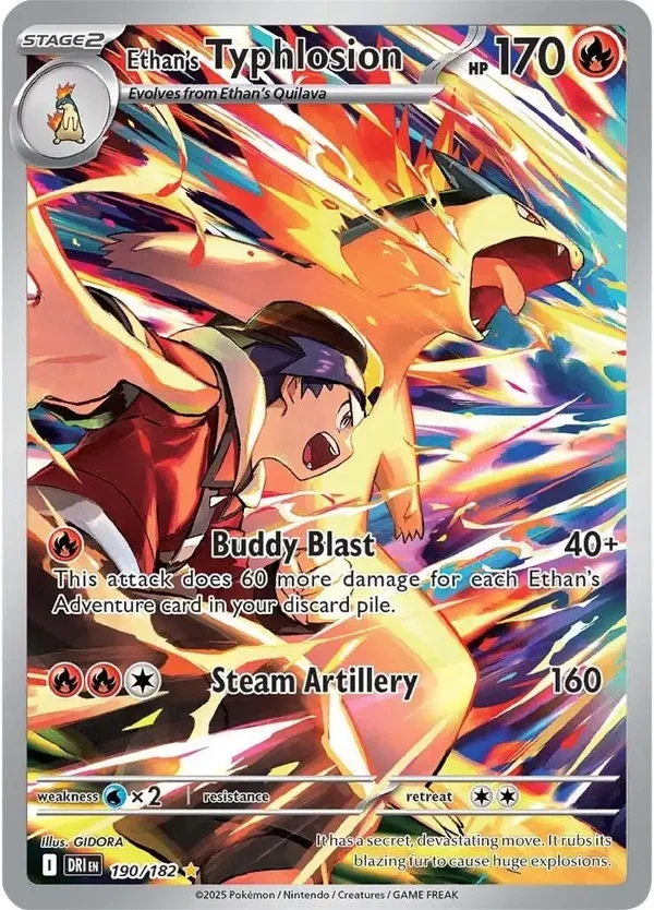Ethan's Typhlosion 190/182 Destined Rivals