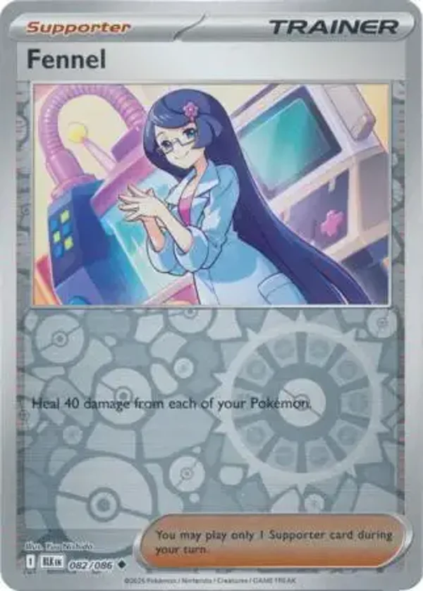 Fennel 082/086 Reverse Holo Black Bolt