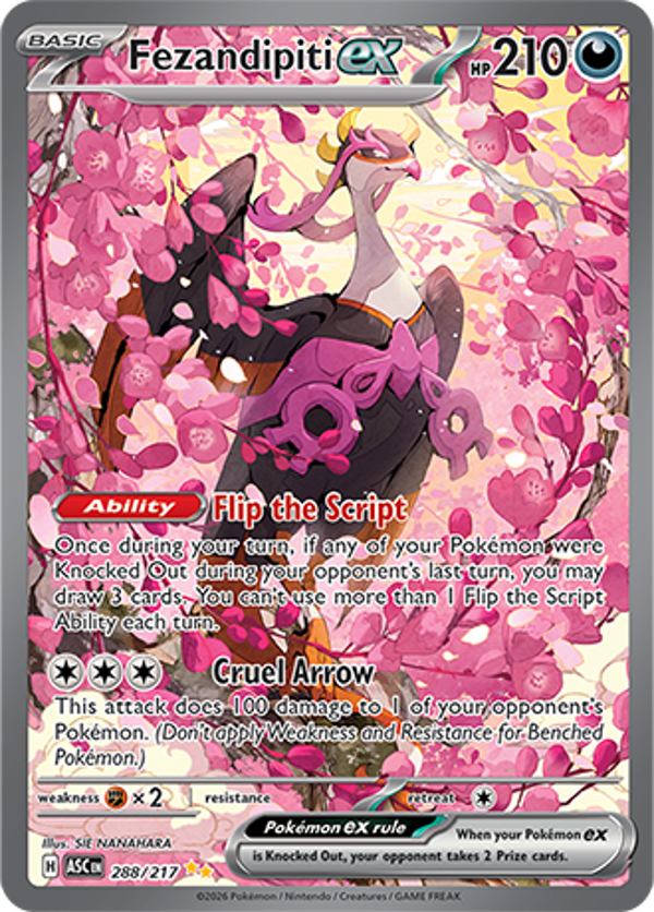 Fezandipiti EX 288/217 Ascended Heroes