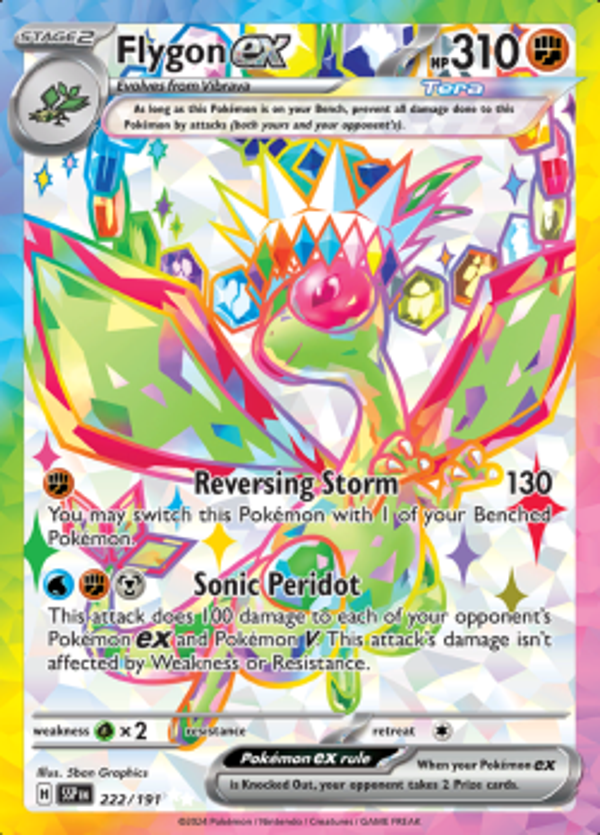 Flygon ex 222/191 surging sparks