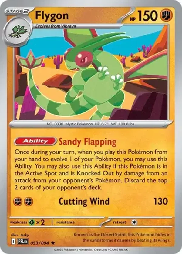 Flygon 053/094 Holo Phantasmal Flames
