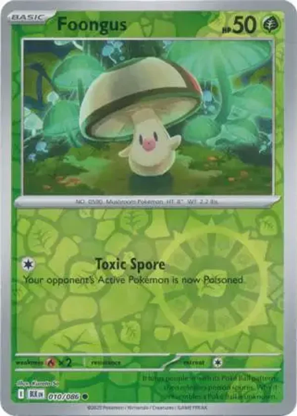 Foongus 010/086 Reverse Holo Black Bolt