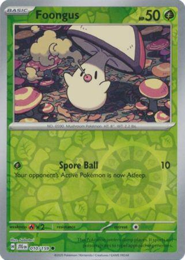 Foongus 010/159 Reverse Holo Journey Together